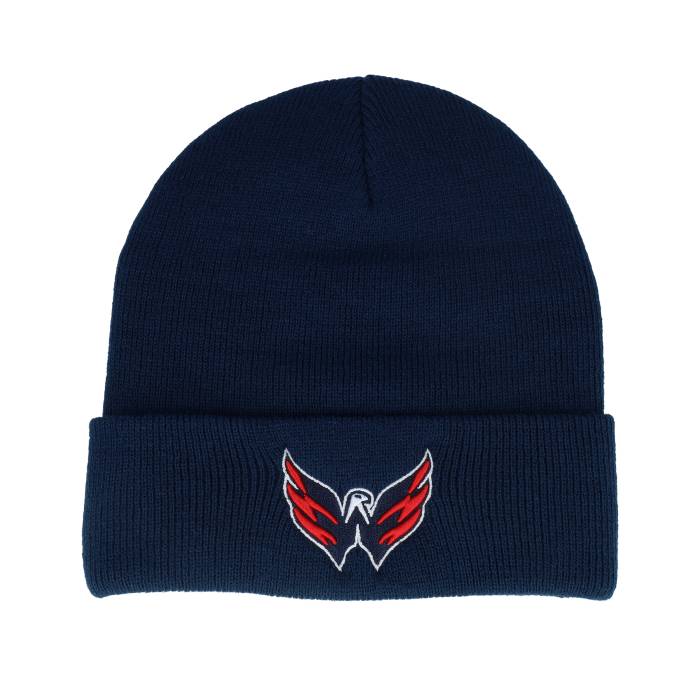 アメリカンニードル American Needle 【 Washington Capitals Terrain Knit Solid Navy Cuff Men Blue 】 ワシントン キャピタルズ ニット ソリッド 紺色 ネイビー メンズ 青色 ブルー｜スニケス