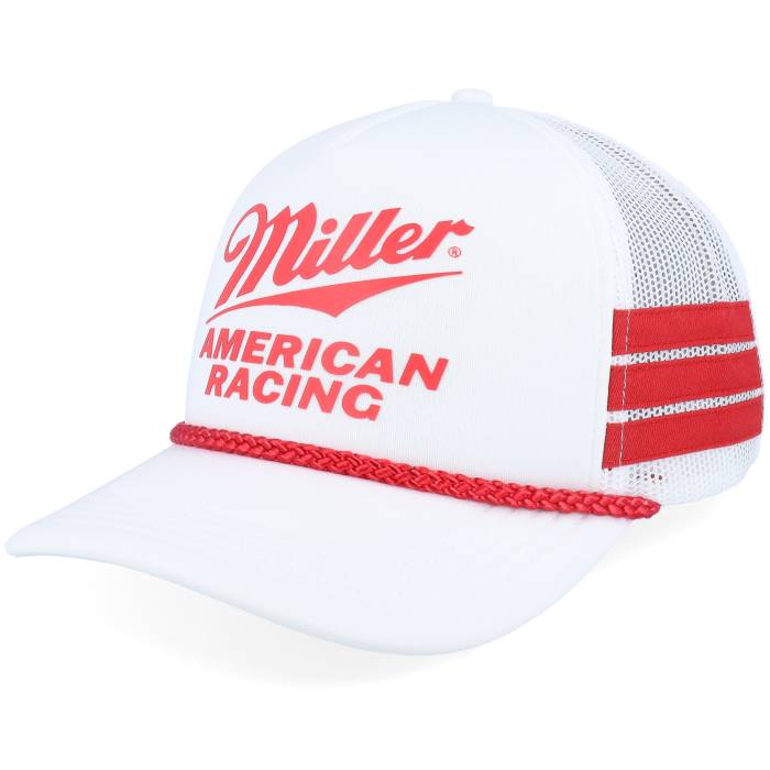 アメリカンニードル American Needle 【 Miller High Life Talladega White A-Frame Trucker Men White 】 ハイ 白色 ホワイト トラッカー メンズ 白色 ホワイト｜スニケス