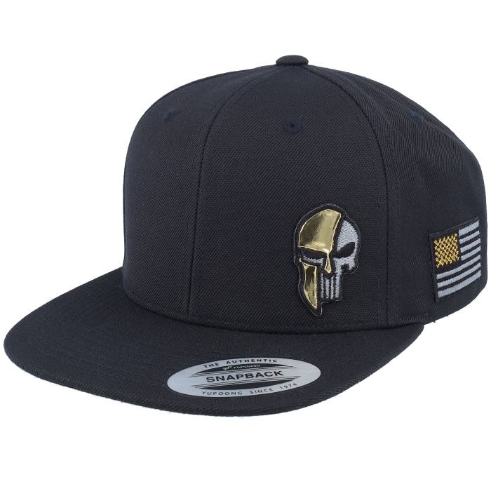 Army Head 【 Army Skull Usa Gold Patch Black Snapback Men Black 】 アーミー ゴールド 黒色 ブラック Snapback スナップバック バッグ メンズ 黒色 ブラック|スニケス