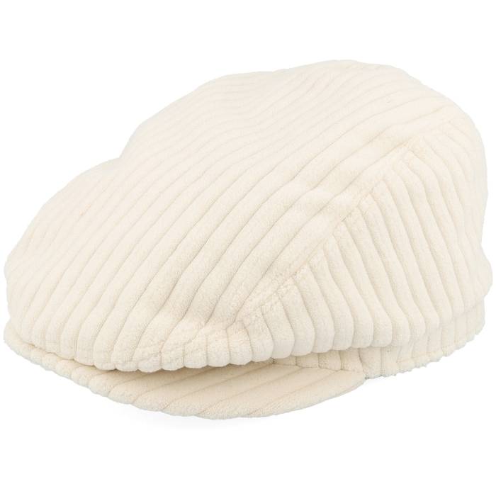 【★百貨店SALE★6/11十二時2時迄】Barts 【 Systa Cap Cream Flat Cap Men White 】 旗がしら かぶり笠 皮膚軟化剤 メンズ 白いこと 白いこと