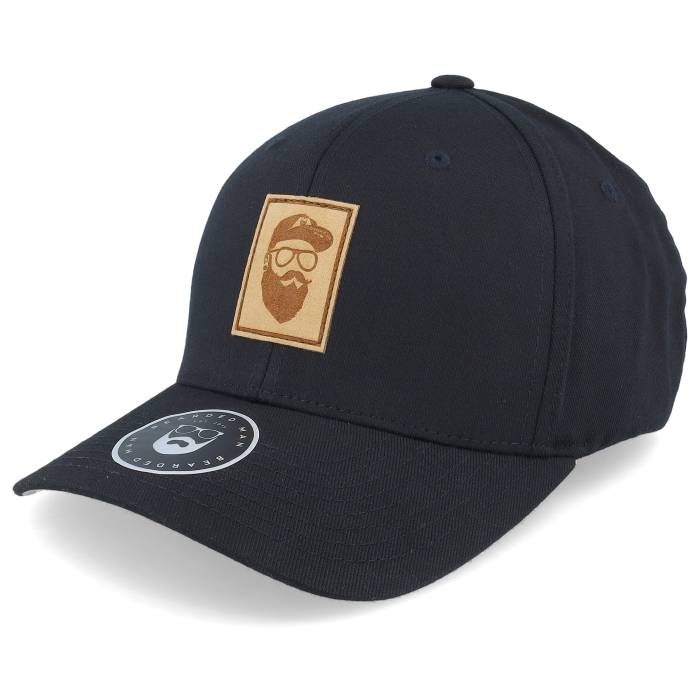 Bearded Man 【 Cap Man Patch Black Flexfit Men Black 】 キャップ 帽子 黒色 ブラック メンズ 黒色 ブラック|スニケス