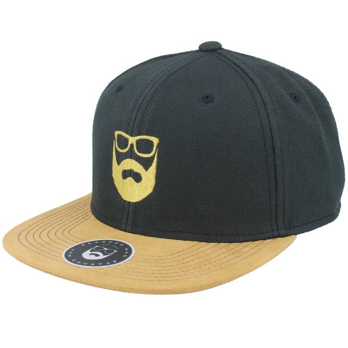 Bearded Man 【 Logo Black Suede Snapback Men Black 】 ロゴ 黒色 ブラック スエード・スウェード Snapback スナップバック バッグ メンズ 黒色 ブラック｜スニケス