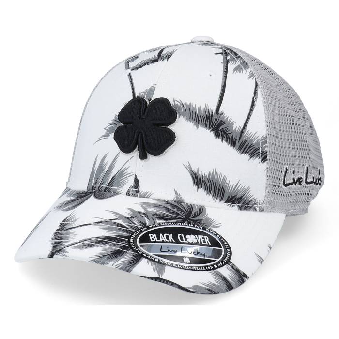 Black Clover 【 Island Luck 9 White/Black Trucker Men White 】 トラッカー メンズ 白色 ホワイト|スニケス