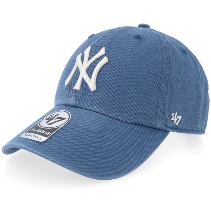 フォーティーセブンブランド 47 Brand 【 New York Yankees Clean Up Timber Blue/White Adjustable Men Blue 】 ヤンキース メンズ 青色 ブルー