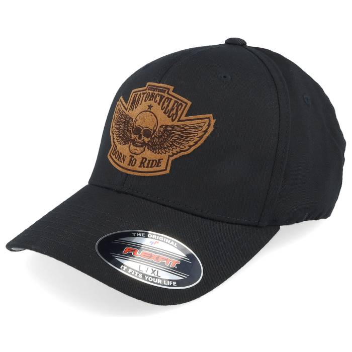 Born To Ride 【 Custom Motorcycles Patch Black Flexfit Men Black 】 黒色 ブラック メンズ 黒色 ブラック|スニケス