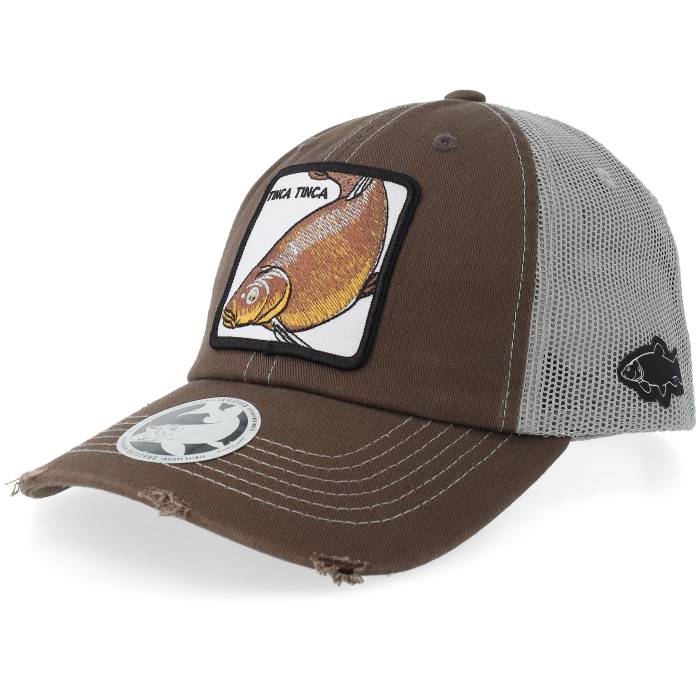 Skillfish 【 Tinca Tinca Doctor Fish Grey/Lt Dad Cap Trucker Men Brown 】 ドクター キャップ 帽子 トラッカー メンズ 茶色 ブラウン