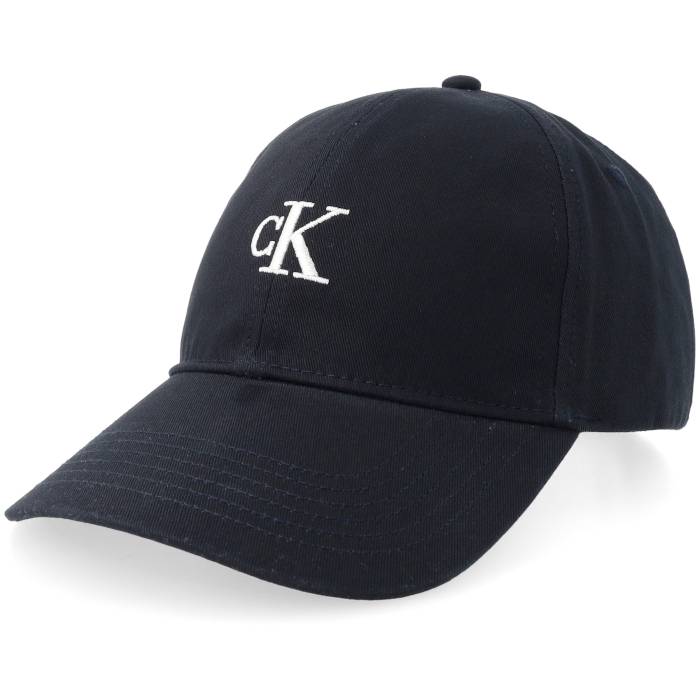 カルバンクライン Calvin Klein 【 Monogram Embroidery Baseball Cap Black Dad Cap Men Black 】 ベースボール キャップ 帽子 黒色 ブラック メンズ 黒色 ブラック