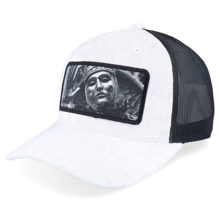 Calza Pennello 【 Leper King Baldwin Iv Velvet White/Black A-Frame Trucker Men White 】 トラッカー メンズ 白色 ホワイト｜スニケス
