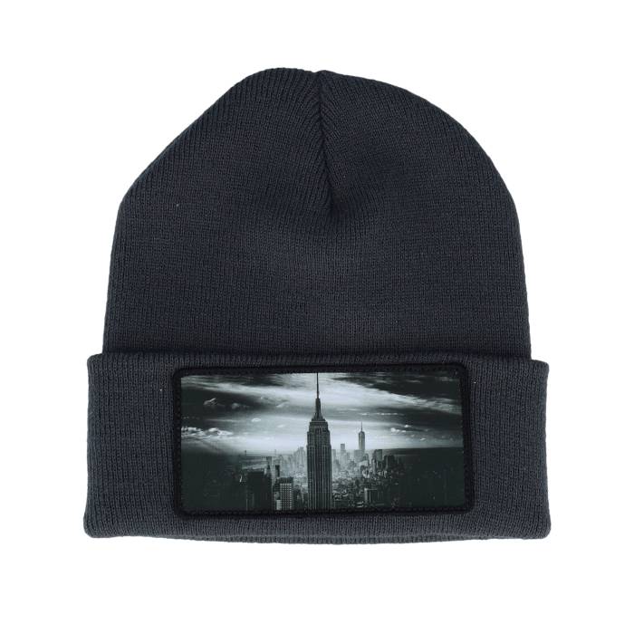 Calza Pennello 【 New York Skyscraper Beanie Graphite Grey Cuff Women Grey 】 旗がしら かぶり笠 薄墨色 薄墨色 レディース 薄墨色 薄墨色