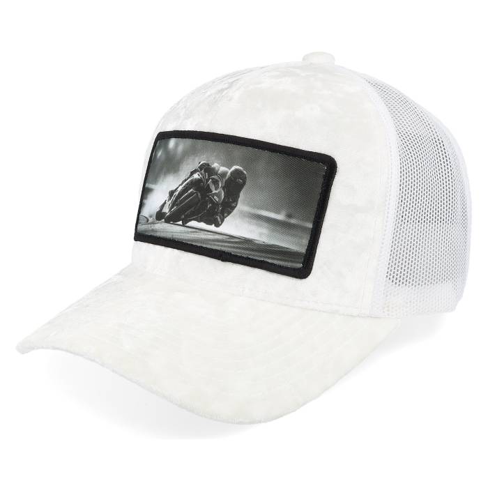 Calza Pennello 【 Racing Motorcycle Bike Velvet White A-Frame Trucker Men White 】 白色 ホワイト トラッカー メンズ 白色 ホワイト