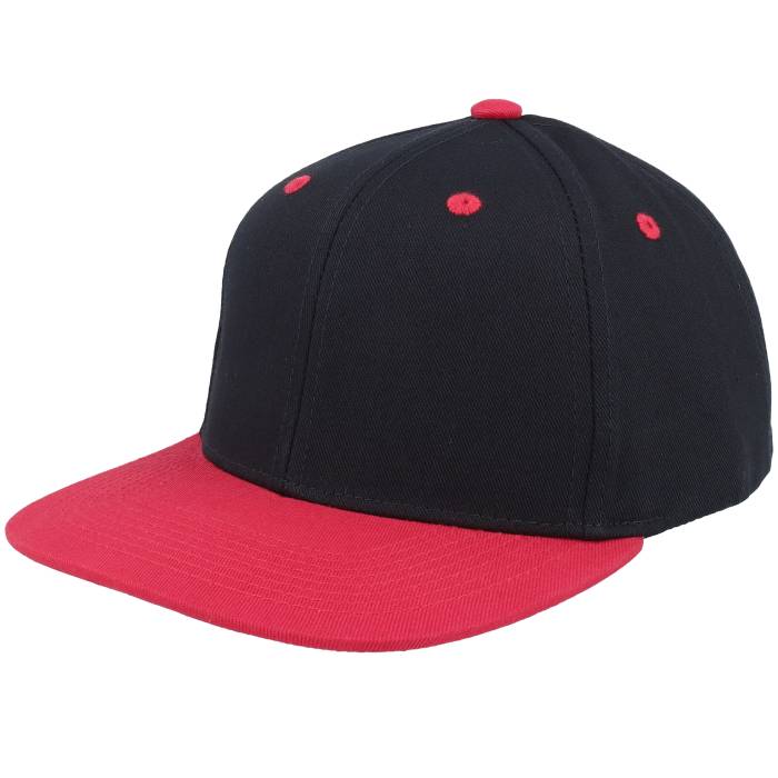 Equip 【 Kids Black/Red Brim Snapback Kids Black 】 Snapback スナップバック バッグ ジュニア キッズ 黒色 ブラック｜スニケス