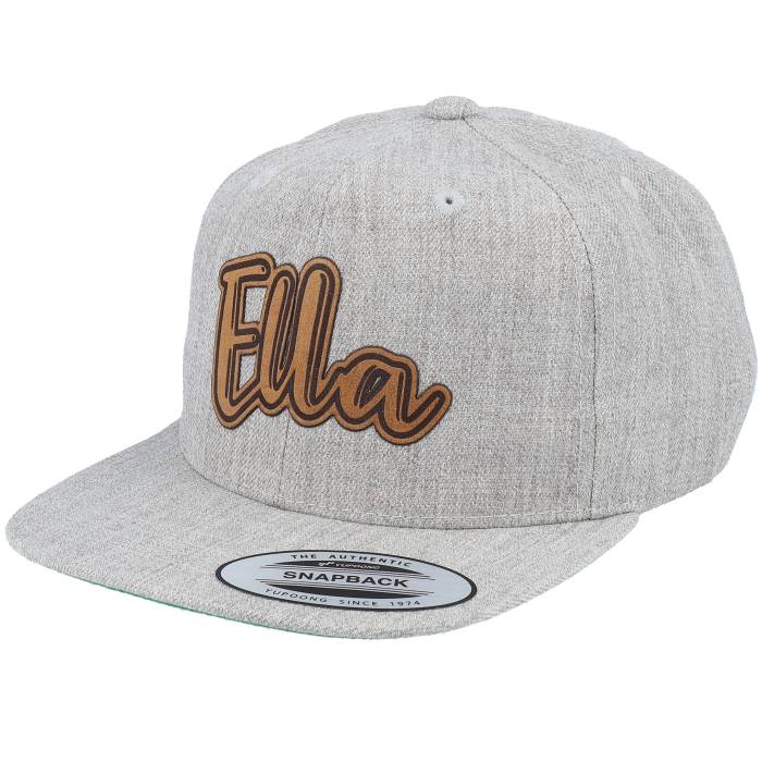 Kiddo Cap 【 Kids Ella Engraved Patch Heather Grey Snapback Kids Grey 】 heather ヘザー 灰色 グレー Snapback スナップバック バッグ ジュニア キッズ 灰色 グレー
