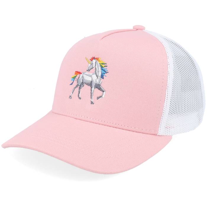 Seeberger 【 Kids Paper Origami Unicorn Pink/White A-Frame Trucker Kids Pink 】 トラッカー ジュニア キッズ pink ピンク|スニケス