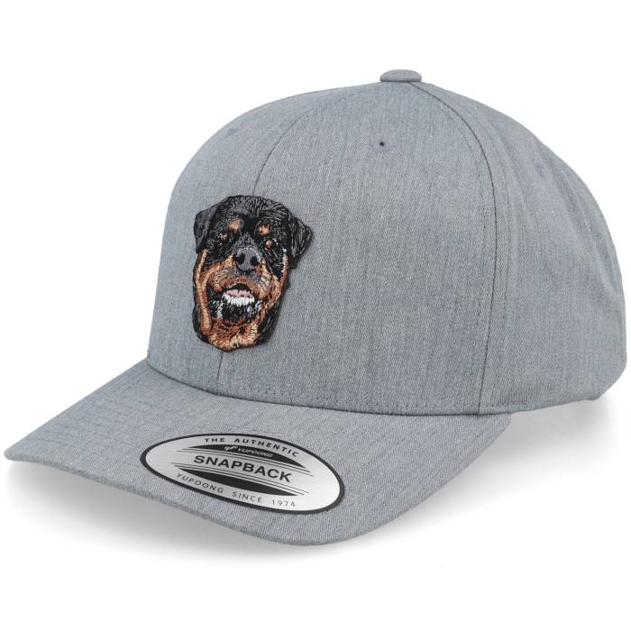 Kiddo Cap 【 Kids Rottweiler Dog Patch Heather Grey Adjustable Kids Grey 】 heather ヘザー 灰色 グレー ジュニア キッズ 灰色 グレー｜スニケス