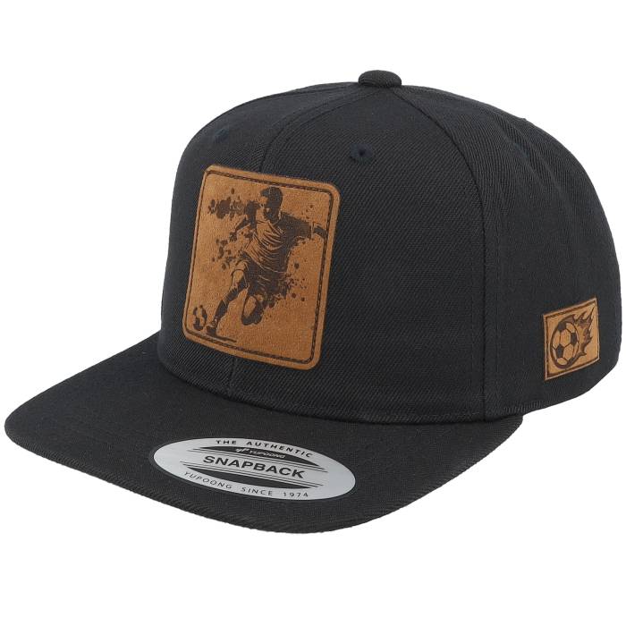 Kiddo Cap 【 Kids Soccer Football Engraved Patch Black Snapback Kids Black 】 Soccer サッカー フットボール 黒色 ブラック Snapback スナップバック バッグ ジュニア キッズ 黒色 ブラック｜スニケス