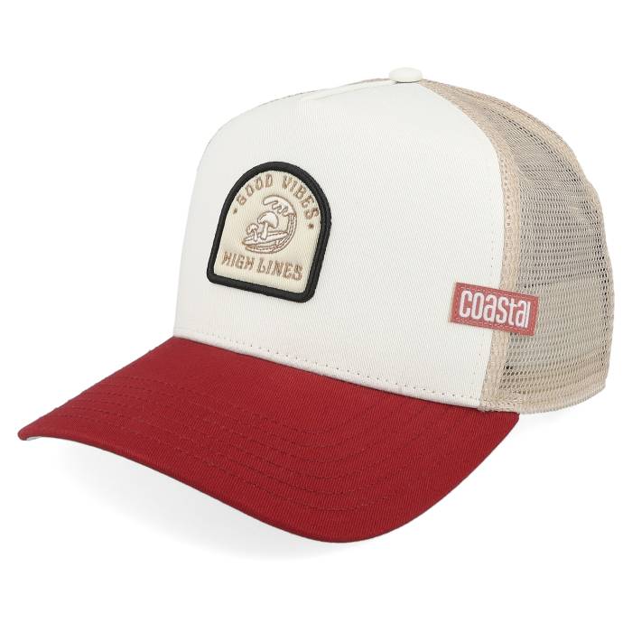 Coastal 【 Hft High Lines Off White/Wine/Khaki A-Frame Trucker Men Beige 】 ハイ トラッカー メンズ ベージュ｜スニケス 15,836円