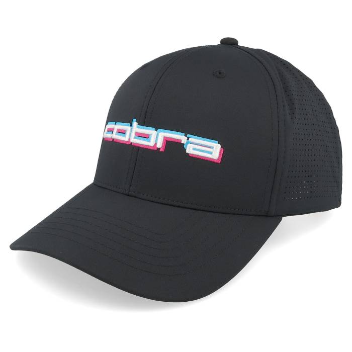 Cobra 【 3D Tour Cap Black Adjustable Men Black 】 キャップ 帽子 黒色 ブラック メンズ 黒色 ブラック