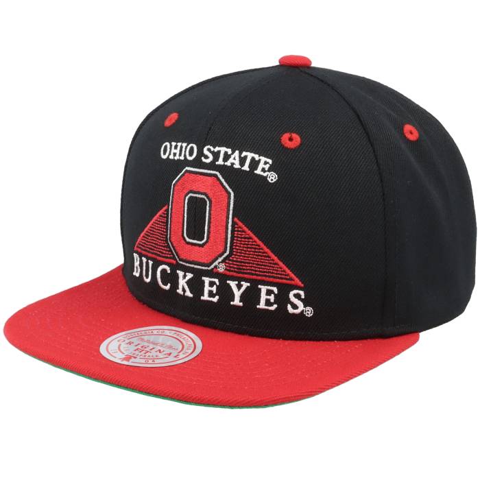 ミッチェル&ネス Mitchell & Ness 【 Ohio State Buckeyes Monument Black/Red Snapback Men Red 】 オハイオ State スケートボード バックアイズ Snapback スナップバック バッグ メンズ Red 赤・レッド｜スニケス 20,100円