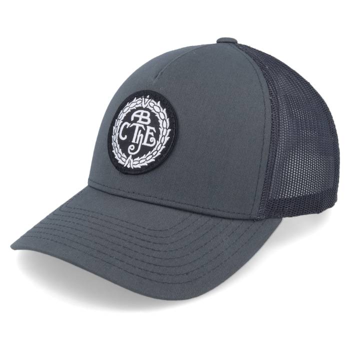 Cth Ericson 【 Logo Cap Charcoal Trucker Men Grey 】 ロゴ キャップ 帽子 チャコール トラッカー メンズ 灰色 グレー
