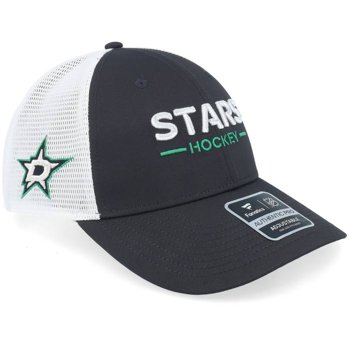 ファナティクス Fanatics 【 Dallas Stars Authentic Pro Rink Black/White Trucker Men Black 】 ダラス スターズ オーセンティック 労働者階級 トラッカー メンズ 黒いこと 黒いこと