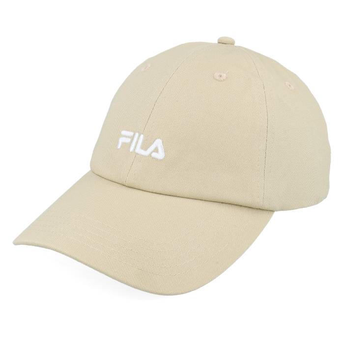フィラ Fila 【 Faridokt With Small Logo Irish Cream Dad Cap Men Beige 】 ロゴ クリーム キャップ 帽子 メンズ ベージュ