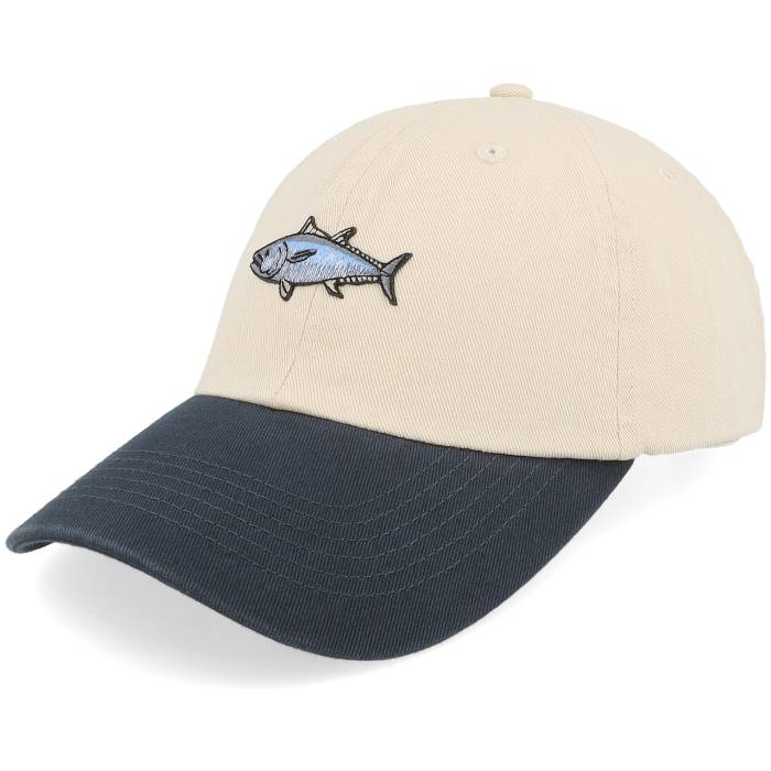 Skillfish 【 Tiny Bluefin Tuna Stone Washed Stone/Navy Dad Cap Men Beige 】 キャップ 帽子 メンズ ベージュ|スニケス
