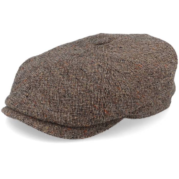 ステットソン Stetson 【 6-Panel Virgin Wool Brown Flat Cap Men Brown 】 茶色 ブラウン キャップ 帽子 メンズ 茶色 ブラウン