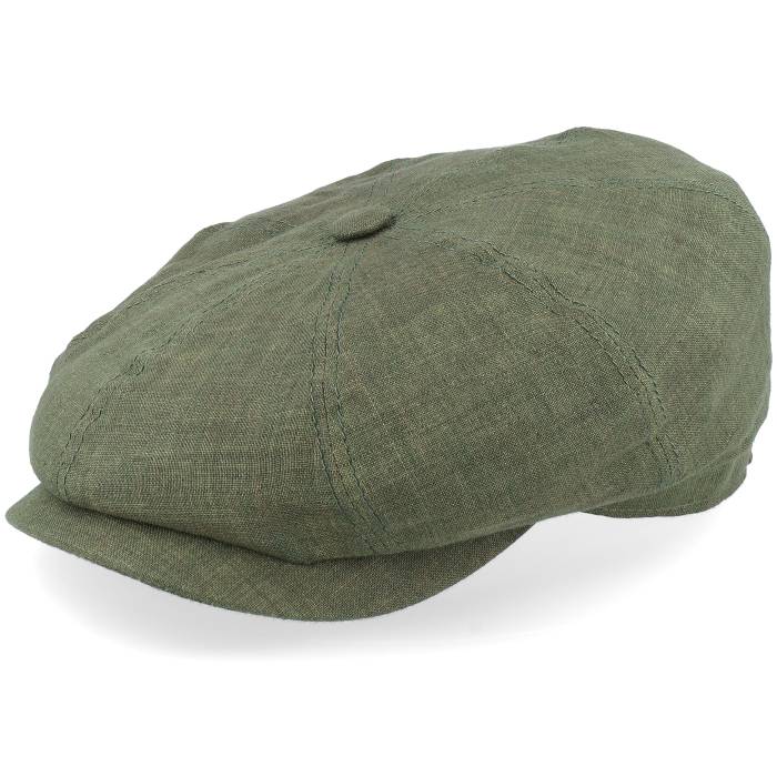 ステットソン Stetson 【 Hatteras Linen Olive Flat Cap Men Green 】 olive オリーブ キャップ 帽子 メンズ green 緑・グリーン
