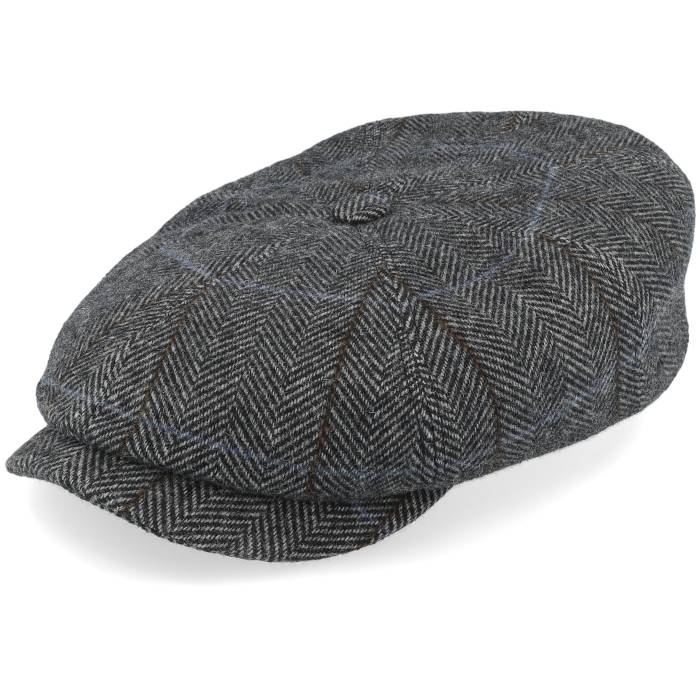 ステットソン Stetson 【 Hatteras Wool Grey Flat Cap Men Grey 】 灰色 グレー キャップ 帽子 メンズ 灰色 グレー｜スニケス