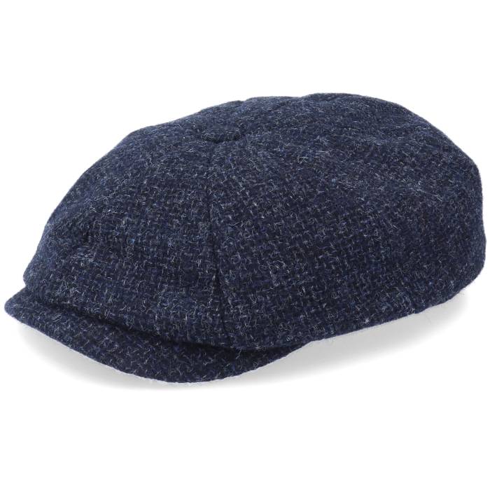 ステットソン Stetson 【 Hatteras Wool Navy Flat Cap Men Blue 】 紺色 ネイビー キャップ 帽子 メンズ 青色 ブルー