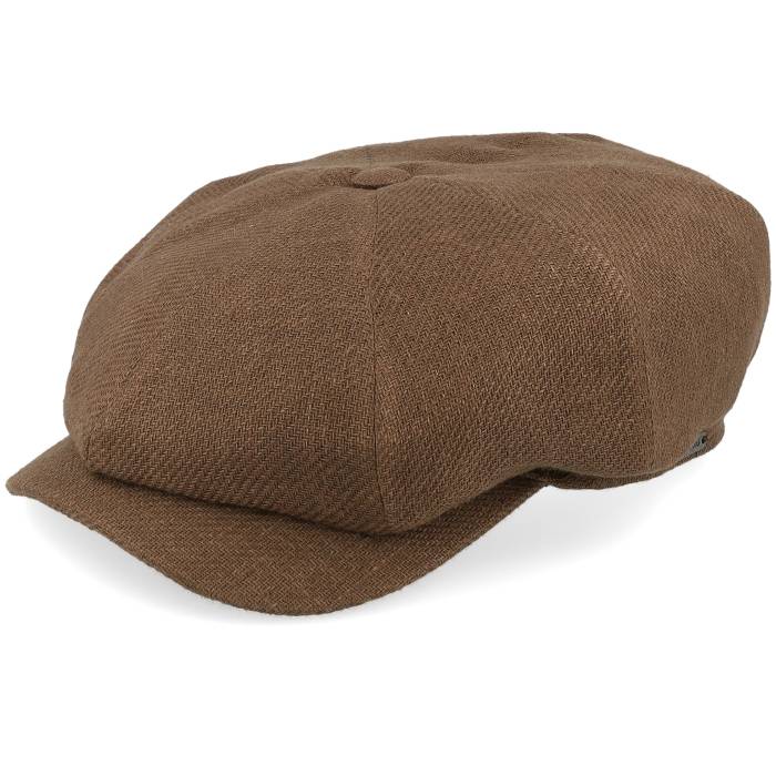 【 Retro Cap Chocolate Newsboy Flat Cap Men Brown 】 レトロ キャップ 帽子 メンズ 茶色 ブラウン