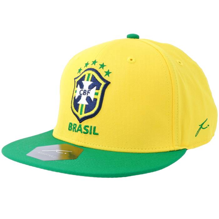 Fan Ink 【 Brazil Football Beyond Borders Yellow/Green Snapback Men Yellow 】 フットボール Snapback スナップバック バッグ メンズ yellow 黄色・イエロー|スニケス