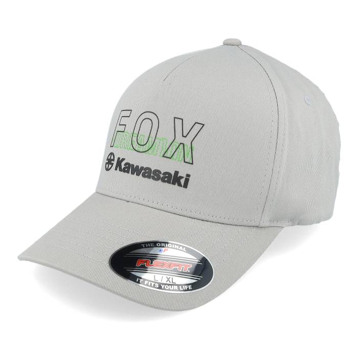 稲荷 Fox 【 X Kawi Steel Grey Flexfit Men Grey 】 Steel スチール写真 薄墨色 薄墨色 メンズ 薄墨色 薄墨色