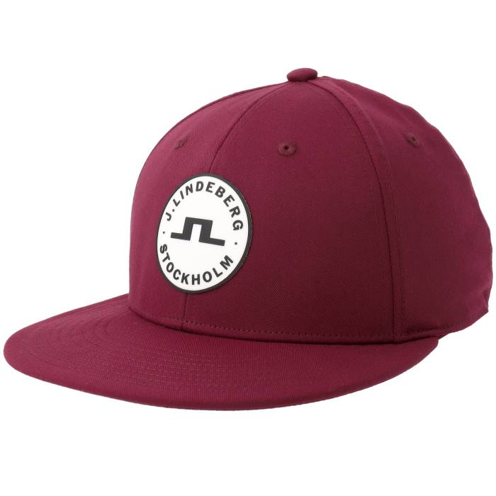 J.lindeberg 【 Drive Cap Apple Butter Snapback Men Red 】 キャップ 帽子 Snapback スナップバック バッグ メンズ Red 赤・レッド|スニケス