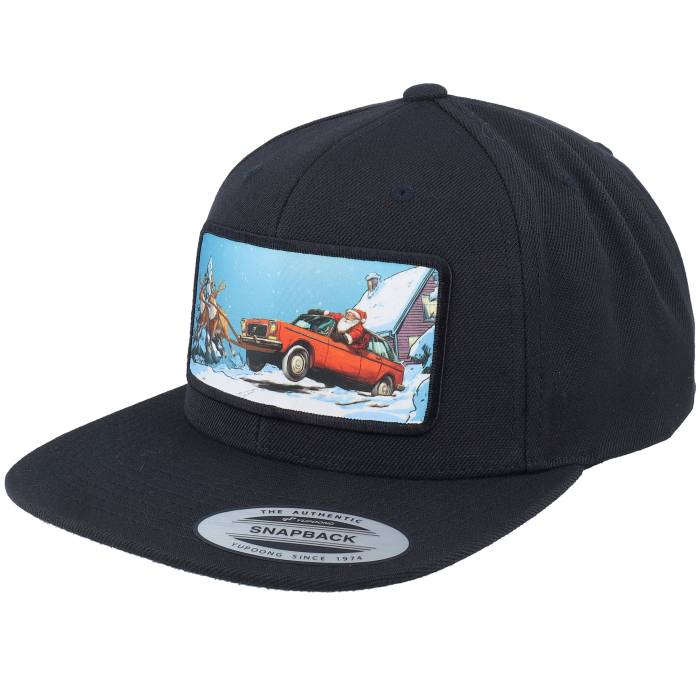 Ho-Ho-Hats 【 Santa Claus Car Sleigh Patch Black Snapback Men Black 】 黒色 ブラック Snapback スナップバック バッグ メンズ 黒色 ブラック｜スニケス