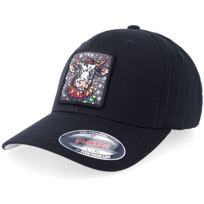 Ho-Ho-Hats 【 Silly X-Mas Cow Black Flexfit Men Black 】 黒色 ブラック メンズ 黒色 ブラック|スニケス