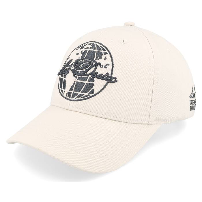 Les Deux 【 Globe Logo Baseball Cap Ivory Adjustable Men Beige 】 地球儀 ロゴタイプ 野球 旗がしら かぶり笠 象牙色 メンズ ベージュ