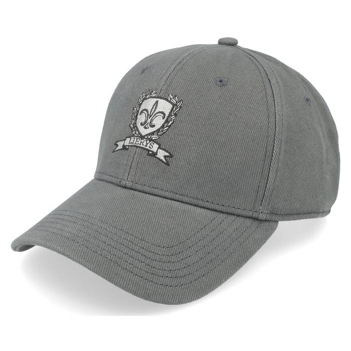 Lierys 【 Baseball Cap Crest Grey Adjustable Men Grey 】 ベースボール キャップ 帽子 灰色 グレー メンズ 灰色 グレー｜スニケス