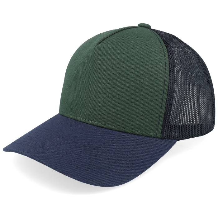 Equip 【 Blank Dark Green/Black/Navy A-Frame Trucker Men Green / Blue 】 トラッカー メンズ green 緑・グリーン 青色 ブルー｜スニケス