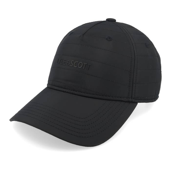 ライルアンドスコット Lyle & Scott 【 Wadded Cap Jet Black Adjustable Men Black 】 キャップ 帽子 黒色 ブラック メンズ 黒色 ブラック｜スニケス
