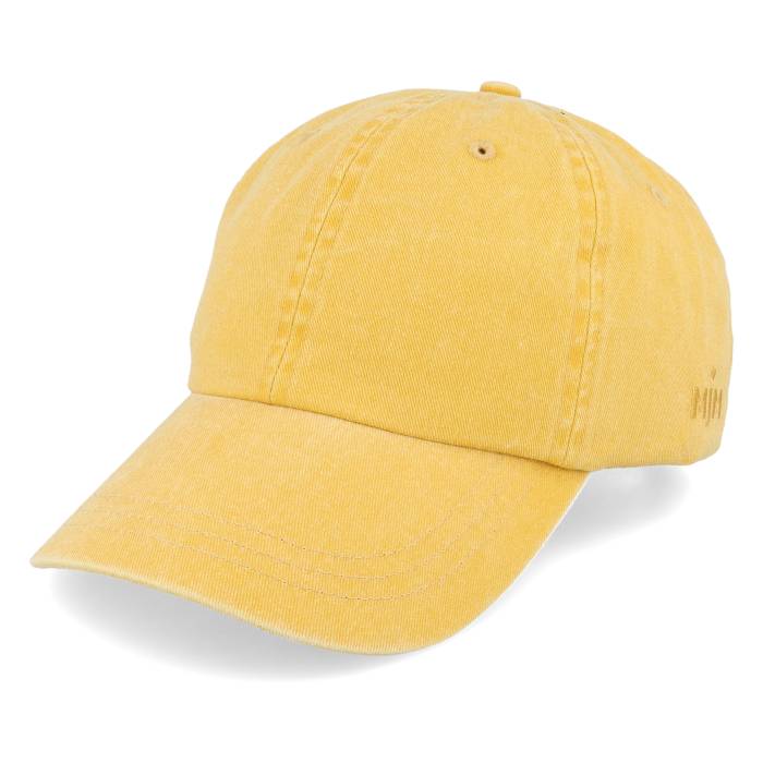 Mjm Hats 【 Baseball Dyed Cotton Twill Yellow Dad Cap Men Yellow 】 野球 yellow 黄味がかった・黄色 旗がしら かぶり笠 メンズ yellow 黄味がかった・黄色