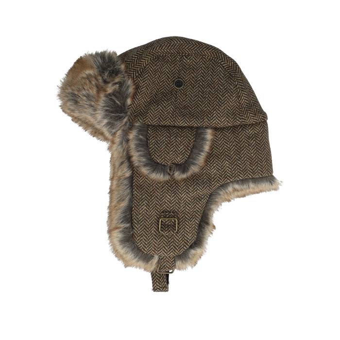 【★百貨店SALE★6/11真夜中2時迄】Mjm Hats 【 Niko 52 Faux Fur Brown Trapper Men Brown 】 赤銅色 赤銅色 メンズ 赤銅色 赤銅色
