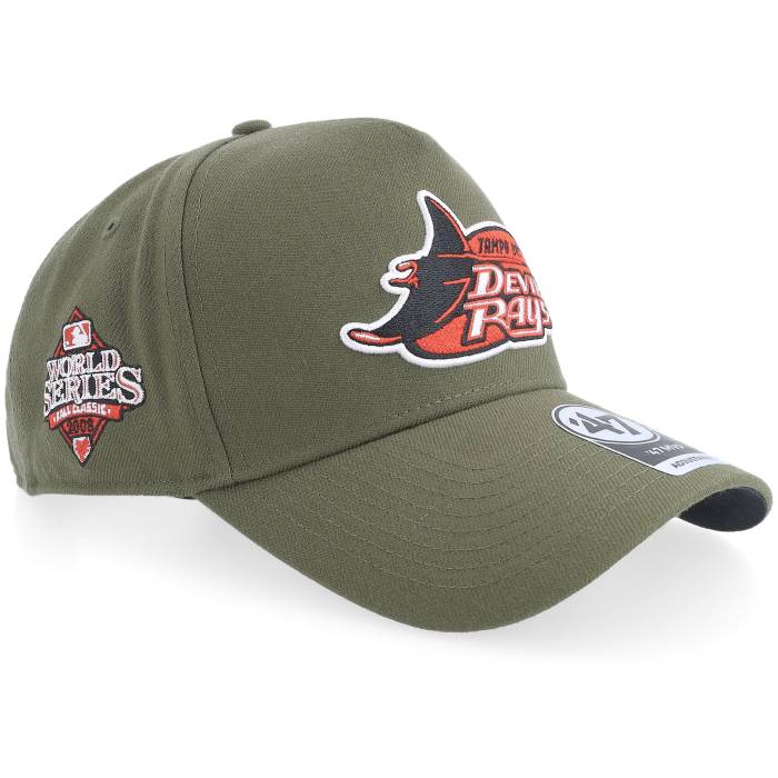 フォーティーセブンブランド 47 Brand 【 Hatstore Exclusive X Tampa Bay Rays World Series Sandalwood A-Frame Adjustable Men Green 】 レイズ シリーズ メンズ green 緑・グリーン|スニケス