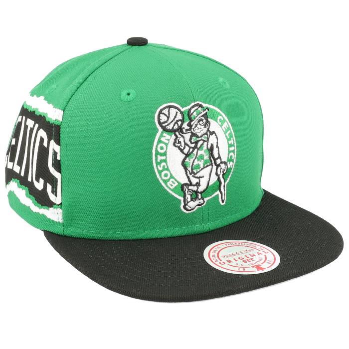 ミッチェル&ネス Mitchell & Ness 【 Boston Celtics Jumbotron Hwc Green/Black Snapback Men Green 】 ボストン セルティックス Snapback スナップバック バッグ メンズ green 緑・グリーン｜スニケス