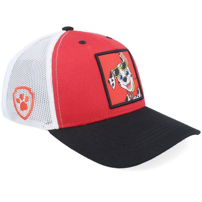 【★百貨店SALE★6/11真夜中2時迄】Paw Patrol 【 Kids Marshall Sunnies Patch Red/Black/White A-Frame Trucker Kids Red 】 トラッカー お坊っちゃん キッズ Red 赤・赤いこと