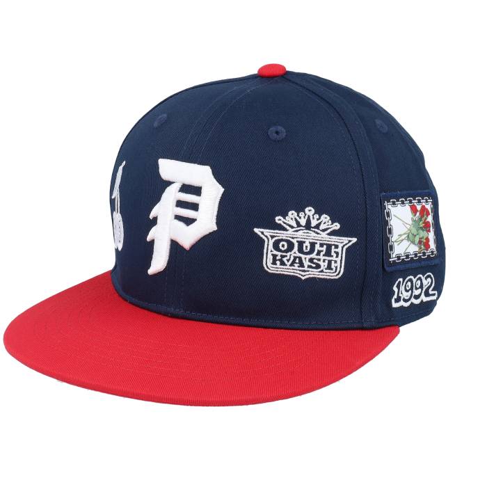 Primitive Apparel 【 Jackson Blue/Red Snapback Men Blue 】 Snapback スナップバック バッグ メンズ 青色 ブルー