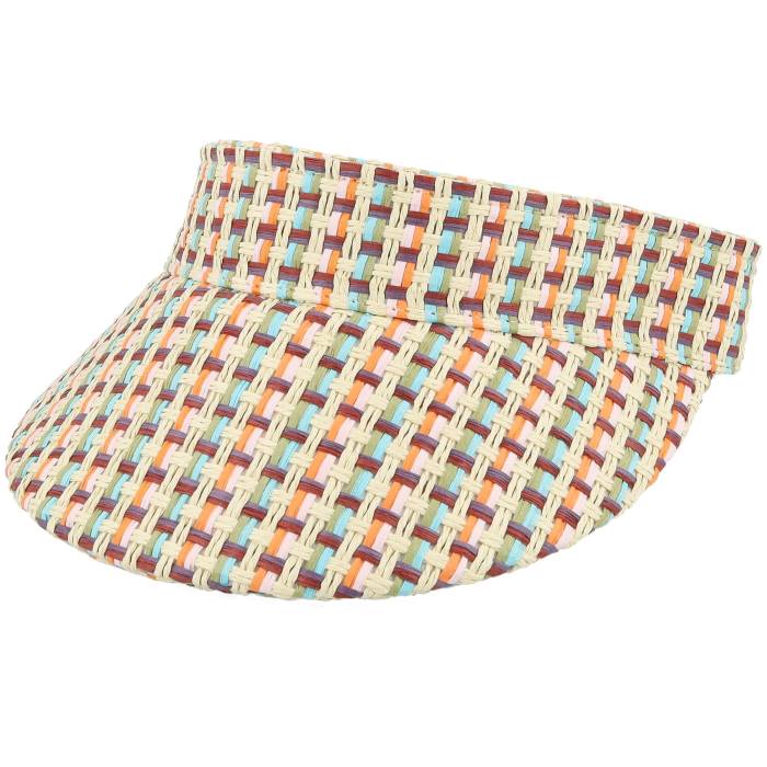 【★百貨店SALE★6/11十二時2時迄】Seeberger 【 Straw Linen/Sandal Visor Women 】 レディース