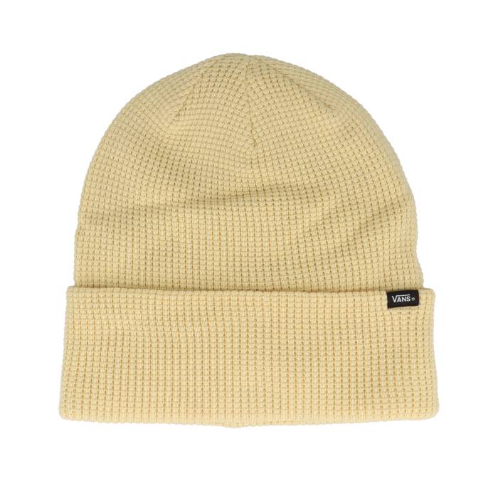 【★百貨店SALE★6/11夜夜中2時迄】ヴァンズ Vans 【 Womens Waffle Beanie Raffia Cuff Women Yellow 】 レディース ワーヘル 旗がしら かぶり笠 レディース yellow 黄味がかった・黄色