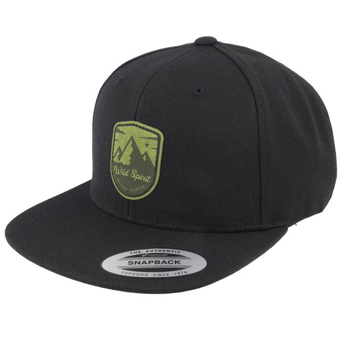 Wild Spirit 【 Forest Shield Peak Black Snapback Men Black 】 フォレスト 黒色 ブラック Snapback スナップバック バッグ メンズ 黒色 ブラック｜スニケス