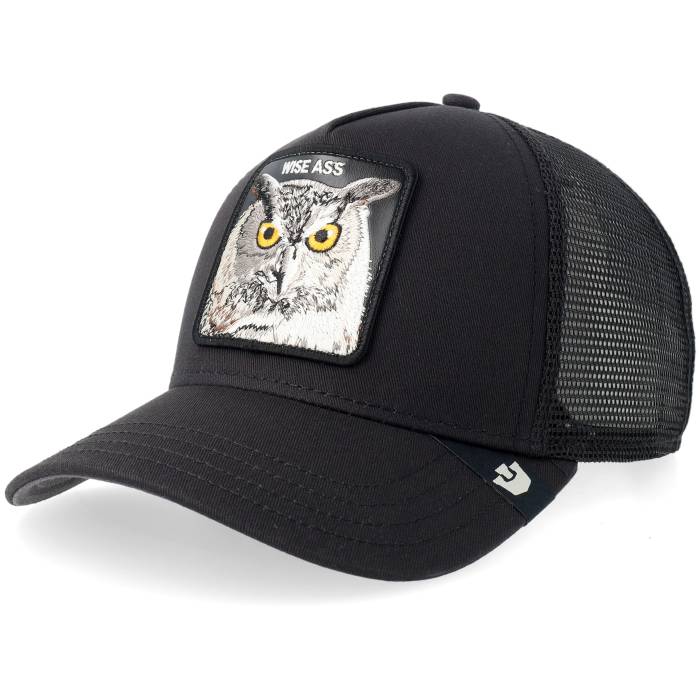 Goorin 【 Wise Ass Void Black A-Frame Trucker Men Black 】 黒色 ブラック トラッカー メンズ 黒色 ブラック